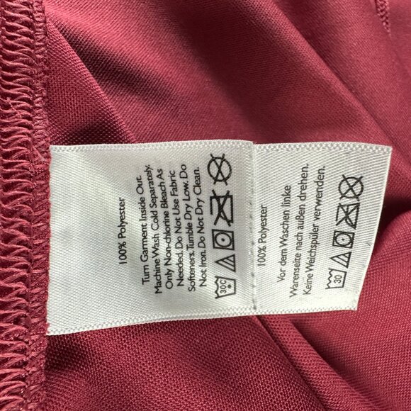 Eddie Bauer Polo Shirt Men XL Muted Red Short Sleeve Button Neck Freedry - Picture 5 of 7